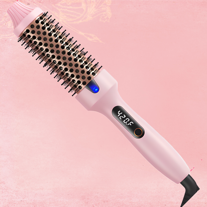 Cepillo Térmico Iónico Profesional para Alisar y Crear Ondas – 6 Niveles de Calor